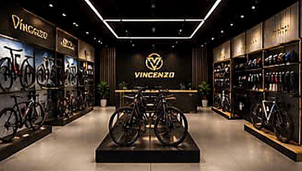 Phối cảnh bên trong showroom SaiGonBike